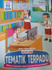 Image of Buku Pendamping Tematik Terpadu kelas 3 Semester I