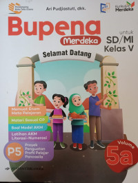 Image of Bupena Merdeka Jilid 5a untuk SD/MI Kelas 5