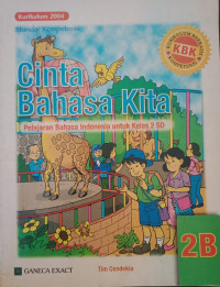Image of Cinta Bahasa Kita Pelajaran Bahasa Indonesia untuk SD Kelas 2B