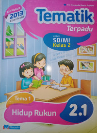 Image of Tematik Terpadu Tema 1 Hidup Rukun 2.1