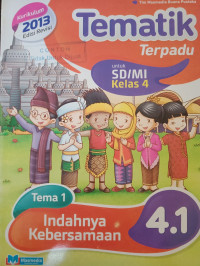 Image of Tematik Terpadu Tema 1 Indahnya Kebersamaan 4.1