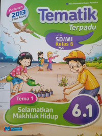 Image of Tematik Terpadu Tema 1 Selamatkan Makhluk Hidup 6.1
